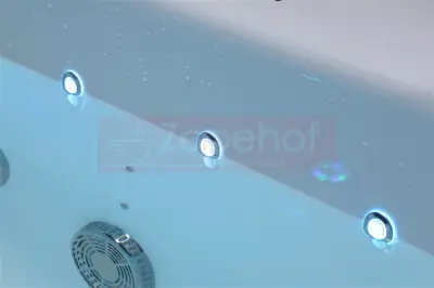 Wanna z hydromasażem EB-D025 narożna 140cmx140cmx60cm Ambiente z podgrzewaczem+pilot